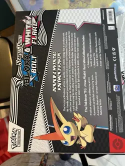 Pokemon Black Bolt & White Flare Unova Victini Illustration Collection Box - Image 5