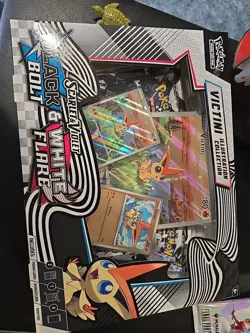 Pokemon Black Bolt & White Flare Unova Victini Illustration Collection Box - Image 2
