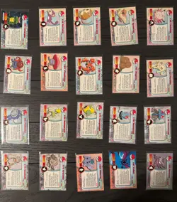 1999 topps foil pokemon tv lot of 20 with 2 topps chrome and 1 topps 2000 - Image 2