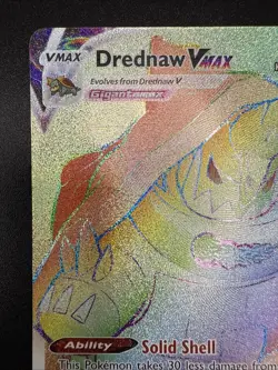 Pokemon TCG Drednaw VMAX (Secret) 75/73 Champions Path Secret Rare Holo, NM - Image 4