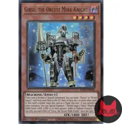 Yugioh Girsu, the Orcust Mekk-Knight RA03-EN026 Ultra Rare 1st Edition NM - Image 1