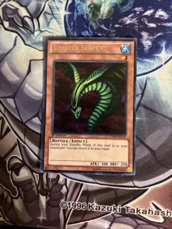 (YBL) Yugioh Sinister Serpent LCYW-EN154 Secret Rare LP - Image 1