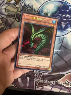 (YBL) Yugioh Sinister Serpent LCYW-EN154 Secret Rare LP - Image 2