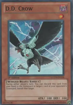 Yugioh - D.D. Crow (Super Rare) (1st Edition) - LCGX-EN234 P - Image 1