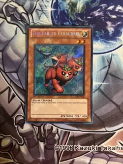 (YBL) Yugioh The Fabled Cerburrel HA04-EN008 Secret Rare 1st Ed VLP - Image 1