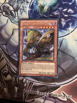 (YBL) Yugioh Goldd, Wu-Lord of Dark World LCJW-EN246 Secret Rare 1st Ed LP - Image 1
