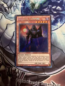 (YBL) Yugioh Shadow Vampire MP14-EN152 Secret Rare 1st Ed LP - Image 1