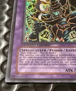 Dark Paladin DMG-001 Secret Rare Limited Edition Duel Masters Guide Yugioh LP - Image 2