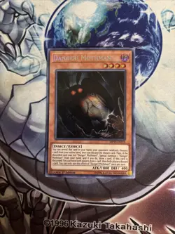 (YBL) Yugioh Danger! Mothman MP19-EN219 Secret Rare 1st Ed LP - Image 1