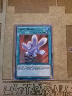 YUGIOH TCG COMIC HAND DLCS-EN077 ULTRA 1ST ED BLUE NM - Image 1