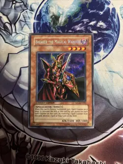 (YBL) Yugioh Breaker the Magical Warrior MC2-EN002 Secret Rare Limited VLP - Image 1