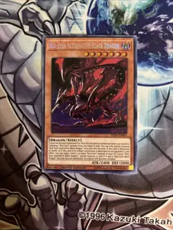 (YBL) Yugioh Red-Eyes Alternative Black Dragon TN19-EN005 Secret Rare LP - Image 1
