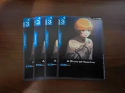 Gundam Card Game A Show Of Resolve GD01-100 U Playset Of 4 Newtype Rising - Image 1