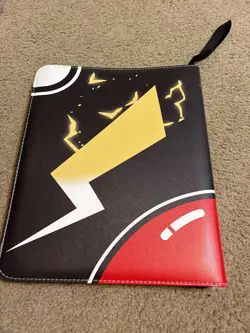 Pokemon Trading Card Binder Pikachu PU Leather- 9 Pocket 900 Card Capacity - Image 2