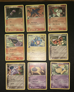Vintage Pokemon tcg - DELTA SPECIES - 9 card lot - conditions LP to HP - Image 1