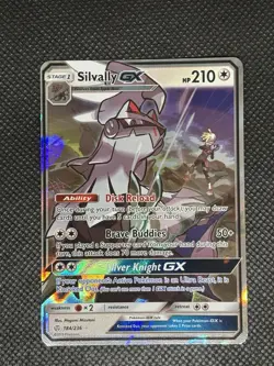 Silvally GX - 184/236 - Pokemon Cosmic Eclipse Sun & Moon Ultra Rare Card- NM - Image 1
