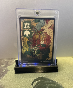 MTG Forest (301) - JP Full Art - Kamigawa: Neon Dynasty (NEO) #301 MTG - Image 1