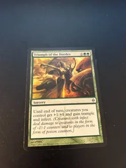1x Triumph of the Hordes SP New Phyrexia NPH Magic the Gathering MTG - Image 1