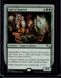 Magic the Gathering (mtg): UST: Earl of Squirrel - Rare Unstable - Image 1