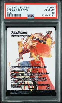 MTG Magic the Gathering PSA10 Kefka Palazzo M0014 Foil English - Image 1