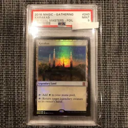 MTG Magic the Gathering PSA9 Karakas 240 Foil English - Image 1