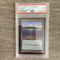 MTG Magic the Gathering PSA9 Island Promo English - Image 1
