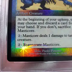 MTG Magic the Gathering PSA6 Masticore 134 Foil English - Image 5