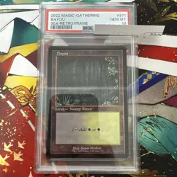 MTG Magic the Gathering PSA10 Bayou 571 English - Image 1
