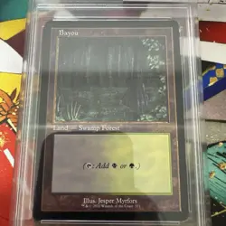 MTG Magic the Gathering PSA10 Bayou 571 English - Image 2