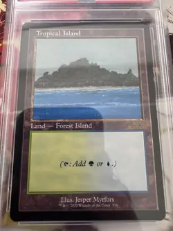 MTG Magic the Gathering PSA10 Tropical Island 576 2022 English - Image 2