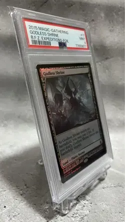 MTG Magic the Gathering PSA9 Godless Shrine 11 Foil English - Image 3