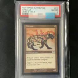 MTG Magic the Gathering PSA8 Wirecat 317 1998 English - Image 1