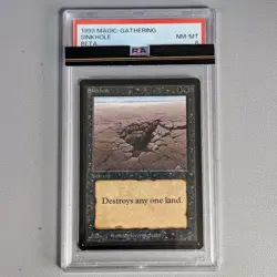 MTG Magic the Gathering PSA8 Sinkhole 1993 English - Image 1