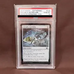 MTG Magic the Gathering PSA10 Arcum's Astrolabe 220 Foil English - Image 1