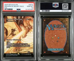 MTG Magic the Gathering PSA10 Dragon of Mount Gulg Foil English - Image 3