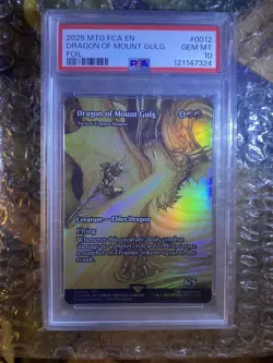 MTG Magic the Gathering PSA10 Dragon of Mount Gulg Foil English - Image 4