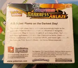 Pokemon TCG Sword & Shield Darkness Ablaze Booster Box Factory Sealed & Unopened - Image 2