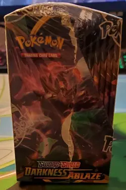 Pokemon TCG Sword & Shield Darkness Ablaze Booster Box Factory Sealed & Unopened - Image 3