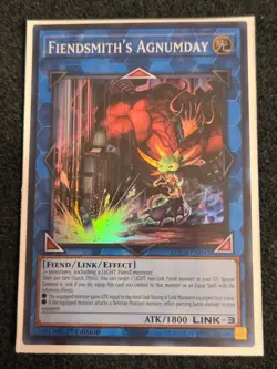 Yugioh! Fiendsmith's Agnumday - ROTA-EN045 - Super Rare - 1st Edition Near Mint, - Image 1