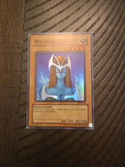 YUGIOH - MYSTICAL ELF - SUPER RARE - LOB-062 UNLIMITED - Image 1
