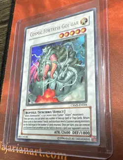 Cosmic Fortress Gol’gar CRMS-EN044 Yugioh Crimson Crisis Holo Rare Card Nm - Image 1