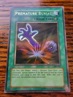 Yugioh TCG Premature Burial PSV-037 Pharaoh's Servant Ultra Rare Unlimited - PL - Image 1