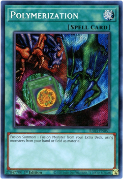 Yugioh! Polymerization A Alternate Art RA03-EN051 Secret Rare NM/M English - Image 1