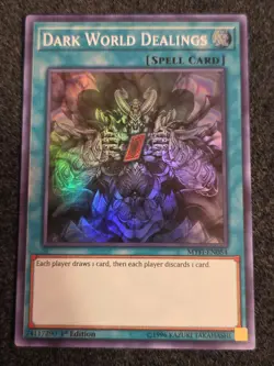 Yugioh - Dark World Dealings (Super Rare) (1st Edition) - MYFI-EN054 VLP - Image 1