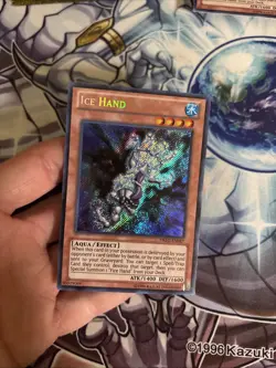 (YBL) Yugioh Ice Hand DRLG-EN047 Secret Rare Unlimited LP - Image 2