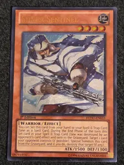 YuGiOh TCG Silver Sentinel REDU-EN033 Ultimate Rare 1st Edition LP - Image 1