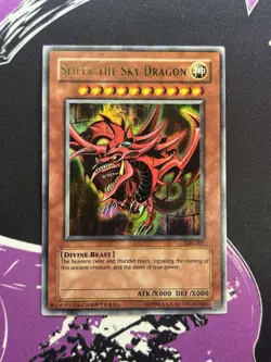 Yugioh Slifer the Sky Dragon GBI-001 Ultra Rare Duel Monsters International LP - Image 1