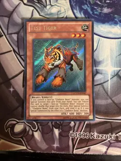 (YBL) Yugioh! LP Test Tiger - LCGX-EN242 - Secret Rare - Unlimited Edition LP - Image 1