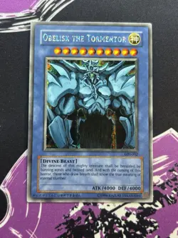 Yugioh Obelisk the Tormentor GBI-002 Secret Rare VLP Duel Monsters International - Image 1