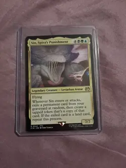Sin, Spira's Punishment, Regular Card, Art Card, Gold Stamped Art Card. Mtg - Image 3